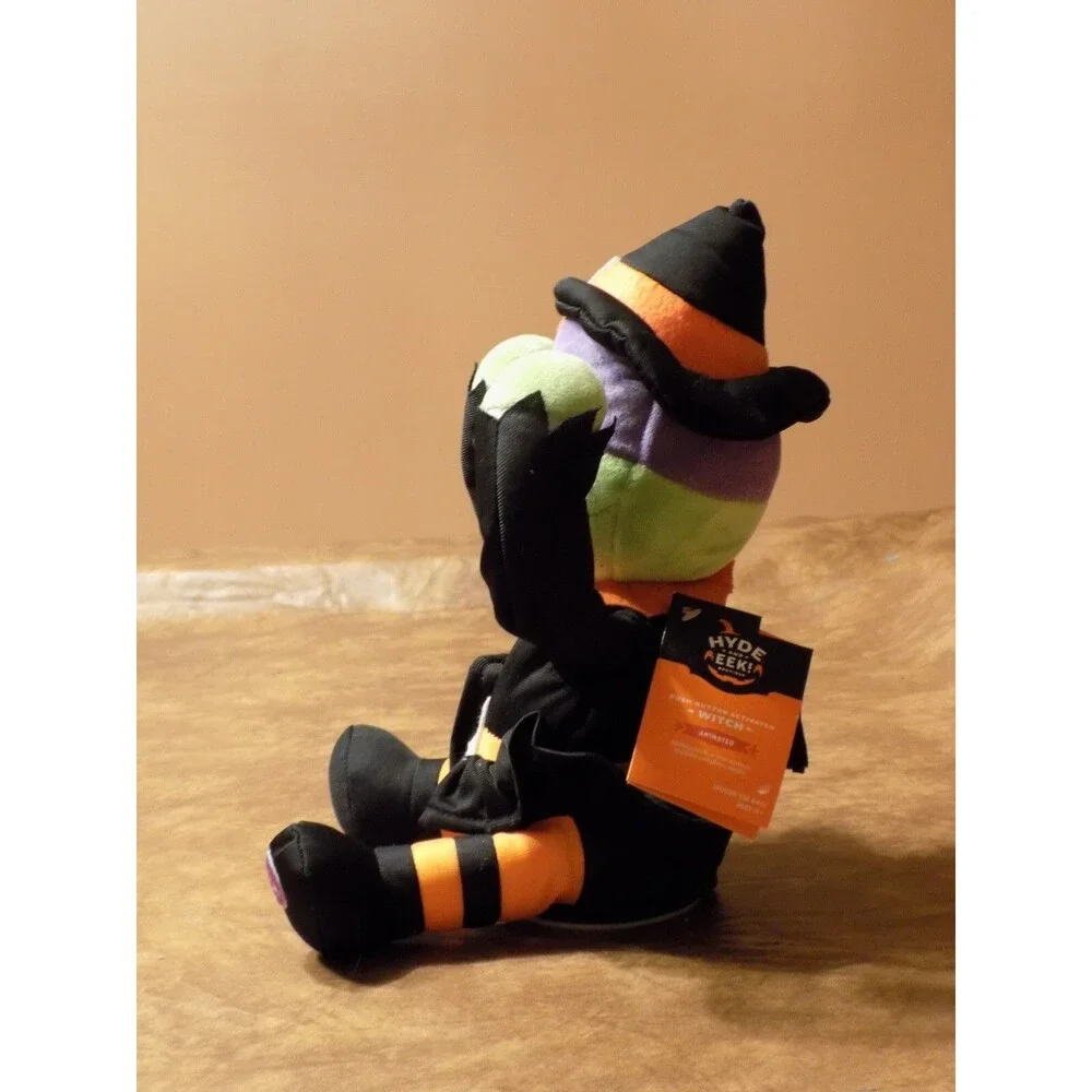 Hyde & Eek Halloween Animated Witch Peek A Boo Motion Giggles Plush